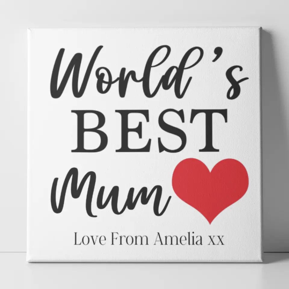 World's Best Personalised Canvas